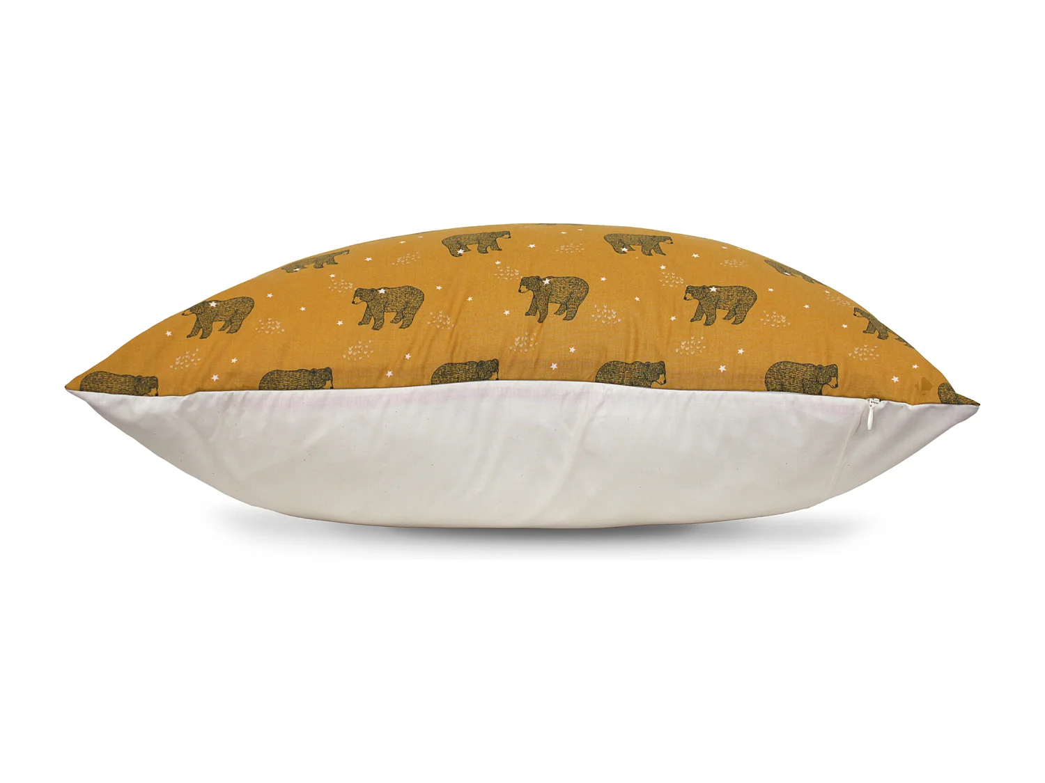 Housse de coussin 60x60 cm BALOO marron Or