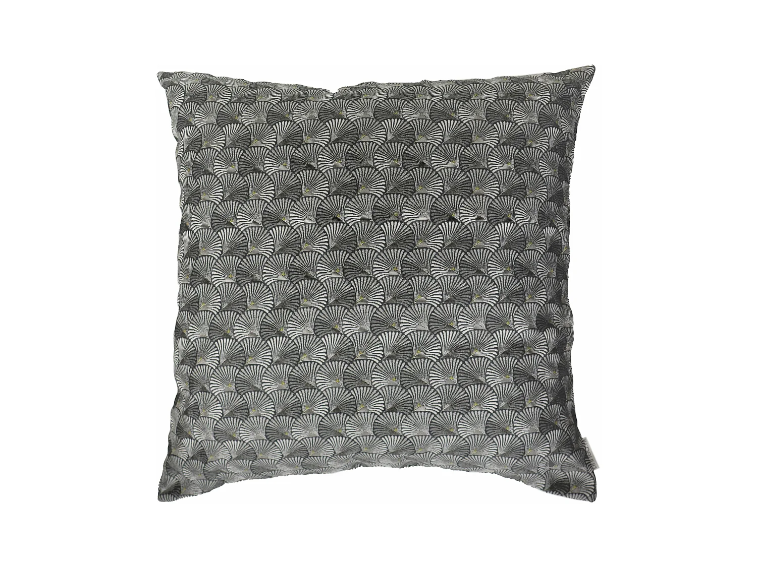 Housse de coussin 70x70 cm SHELL gris Argent