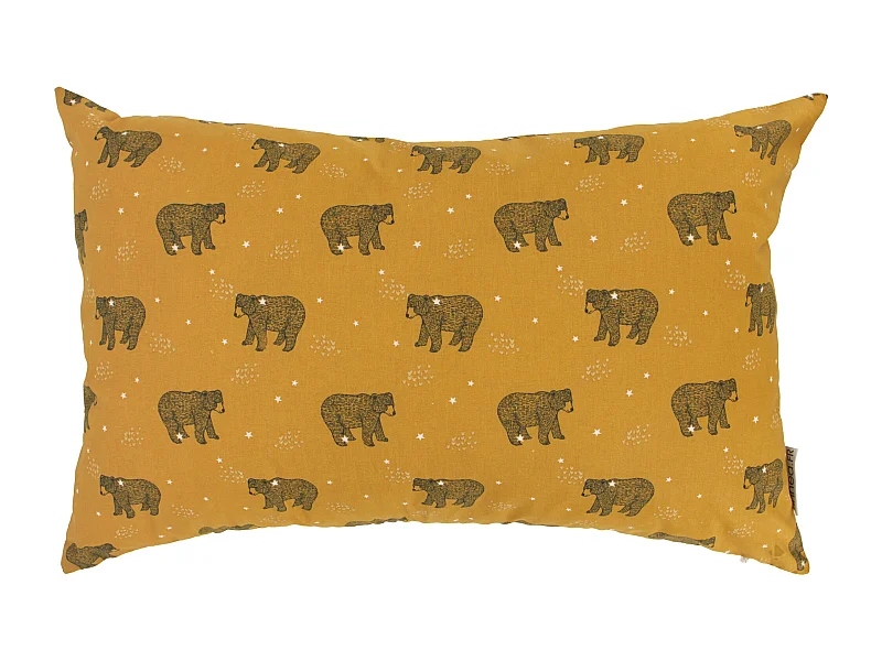 Housse de coussin 40x60 cm BALOO marron Or