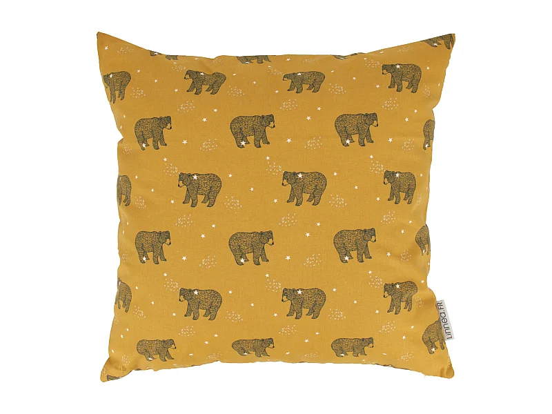 Housse de coussin 45x45 cm BALOO marron Or