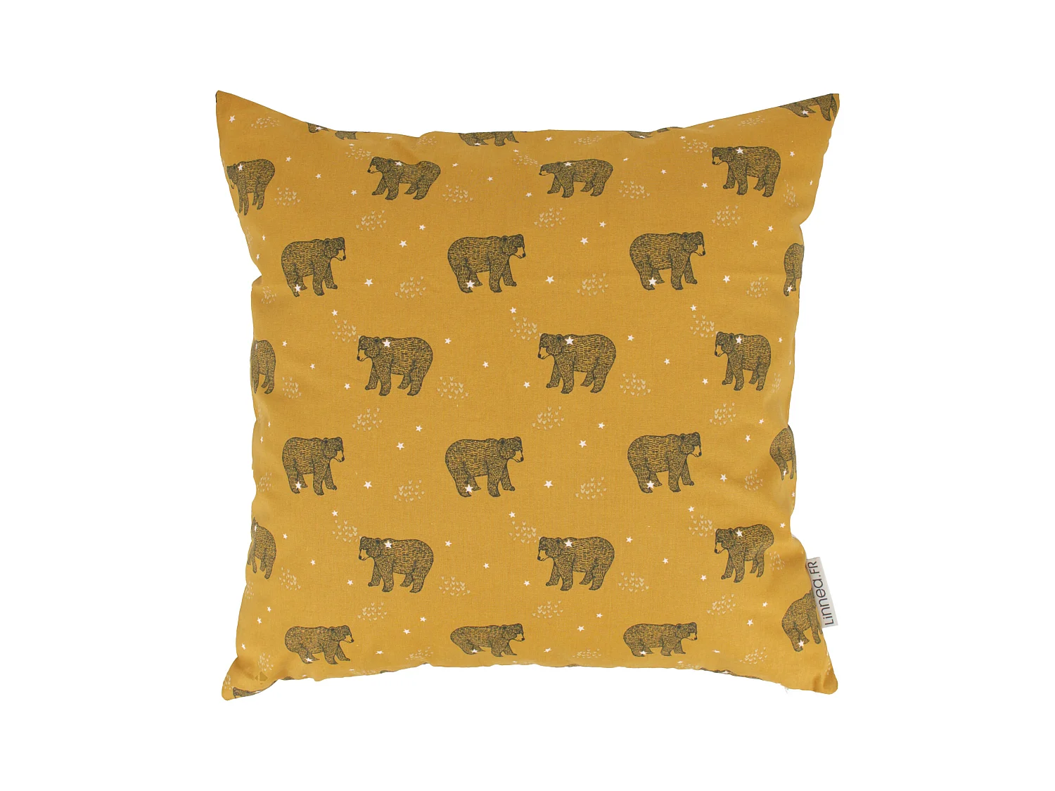 Housse de coussin 45x45 cm BALOO marron Or