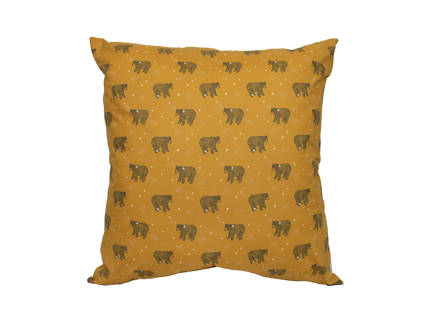 Housse de coussin 70x70 cm BALOO marron Or