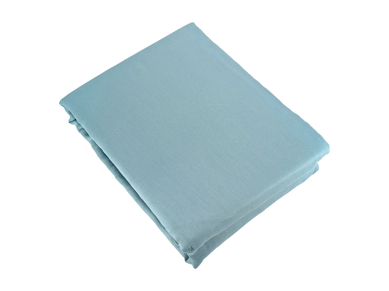 Parure de lit 240x220 cm satin de coton SAPRI vert céladon 3 pièces