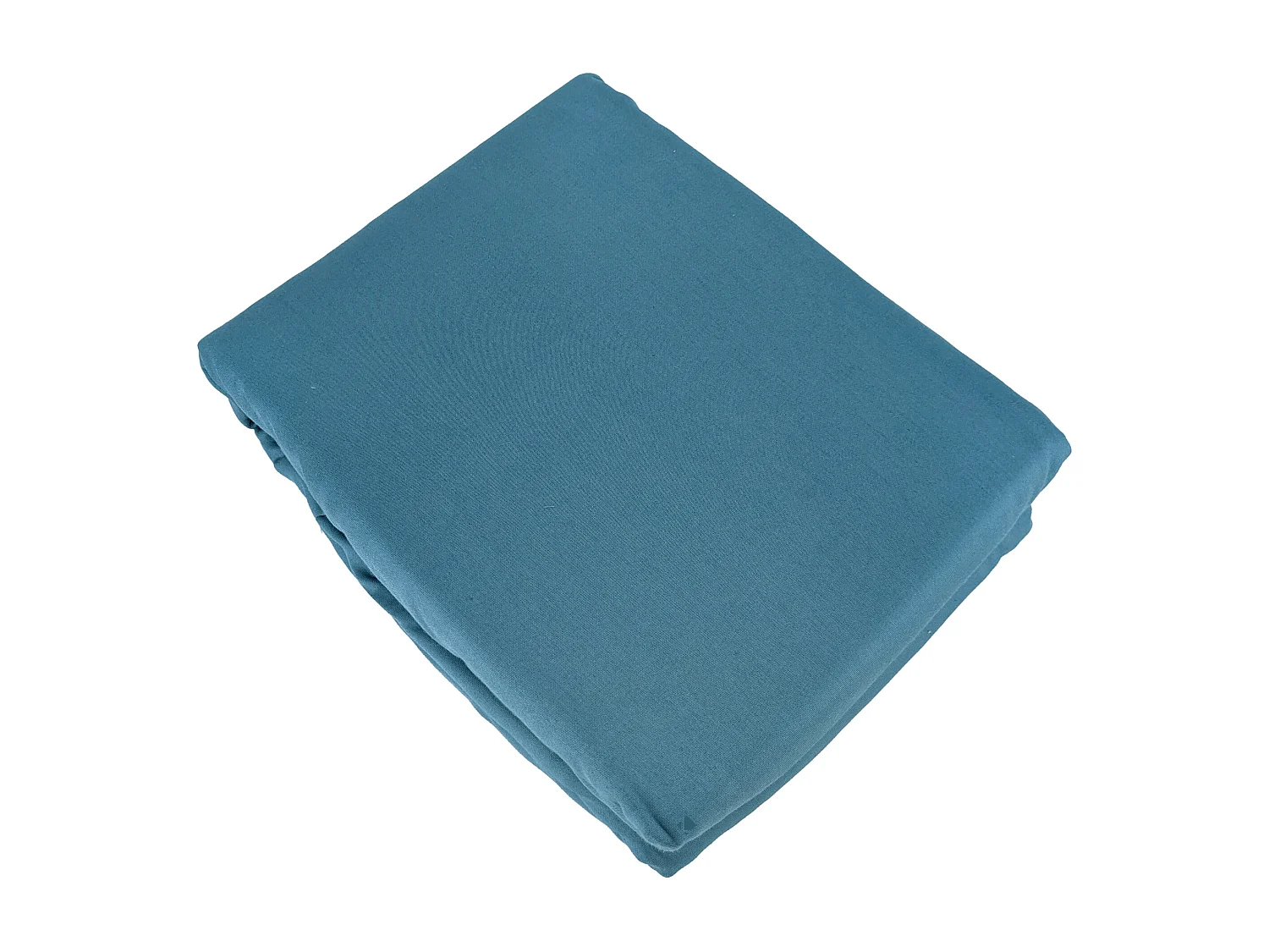 Parure de lit 240x220 cm satin de coton SAPRI vert horizon 3 pièces