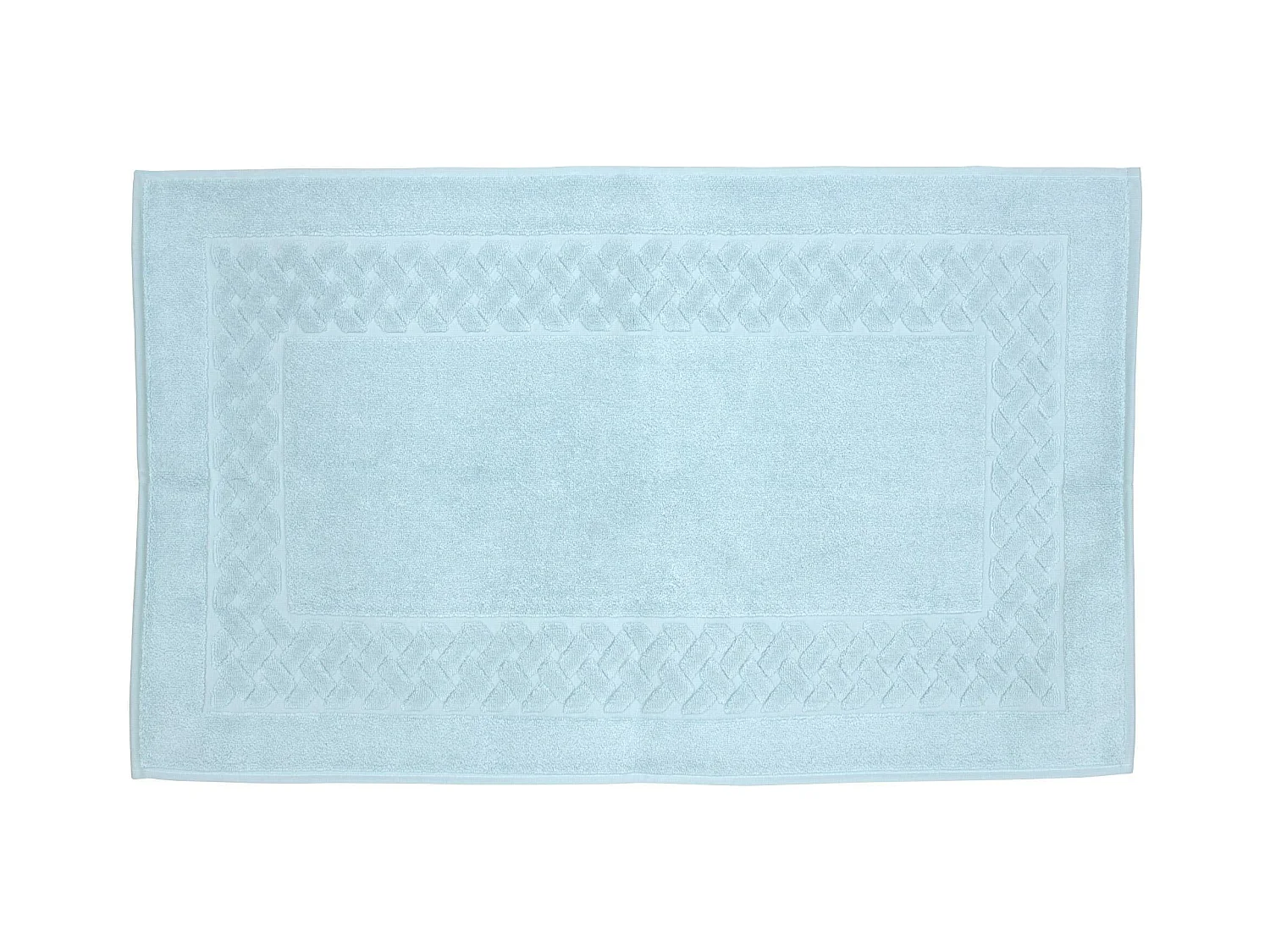 Tapis de bain 50x80 cm ROYAL CRESENT Bleu Pâle 850 g/m2