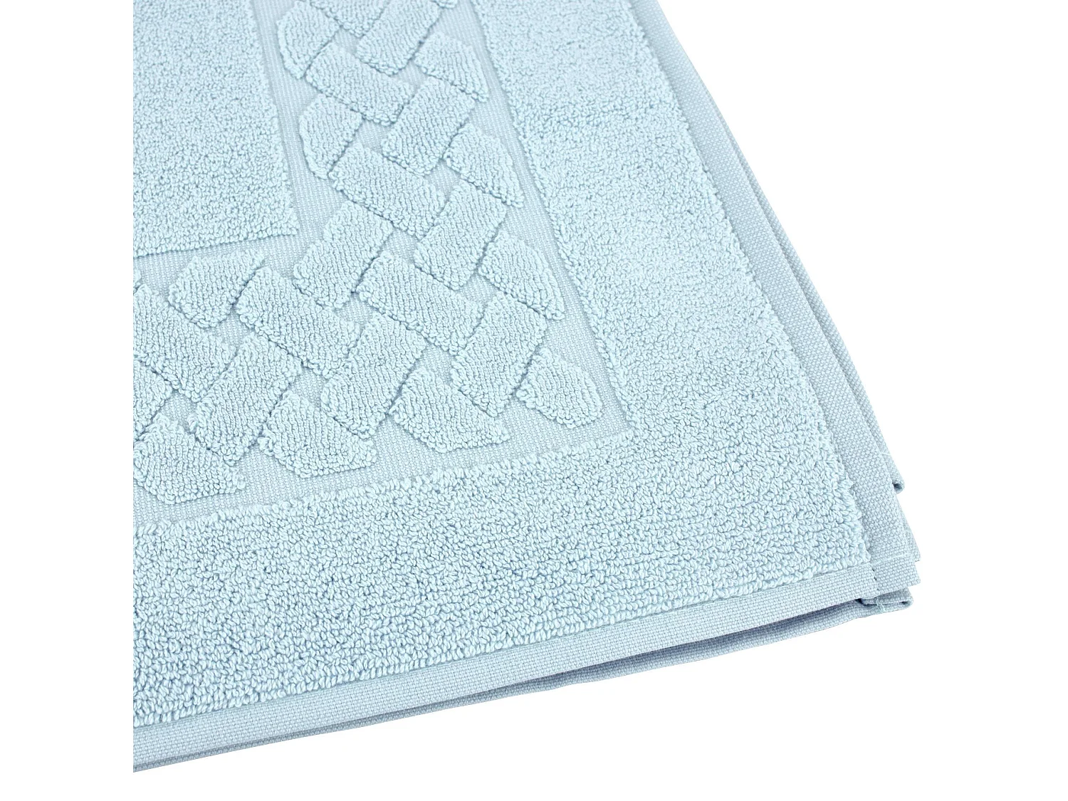 Tapis de bain 50x80 cm ROYAL CRESENT Bleu Pâle 850 g/m2