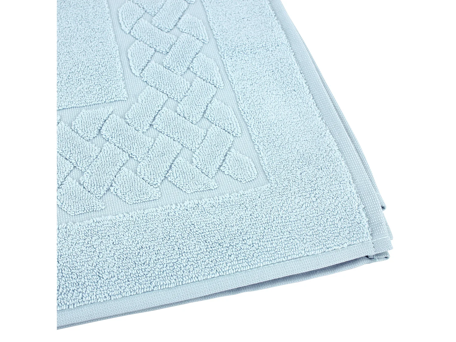 Tapis de bain 50x80 cm ROYAL CRESENT Bleu Pâle 850 g/m2