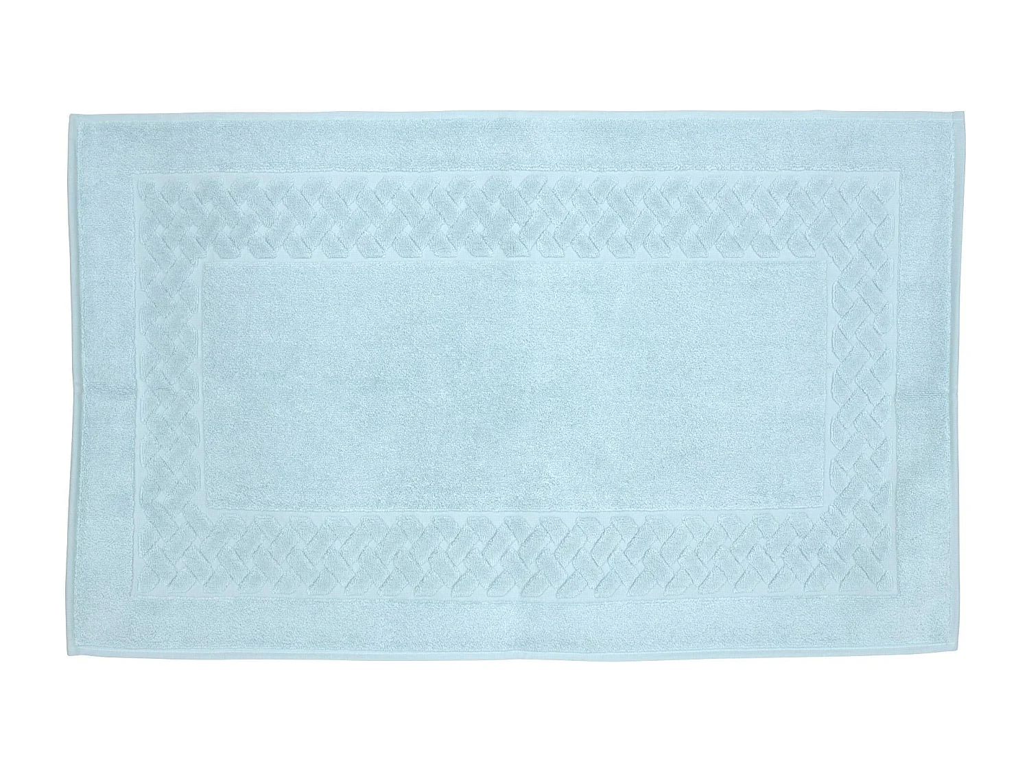 Tapis de bain 50x80 cm ROYAL CRESENT Bleu Pâle 850 g/m2