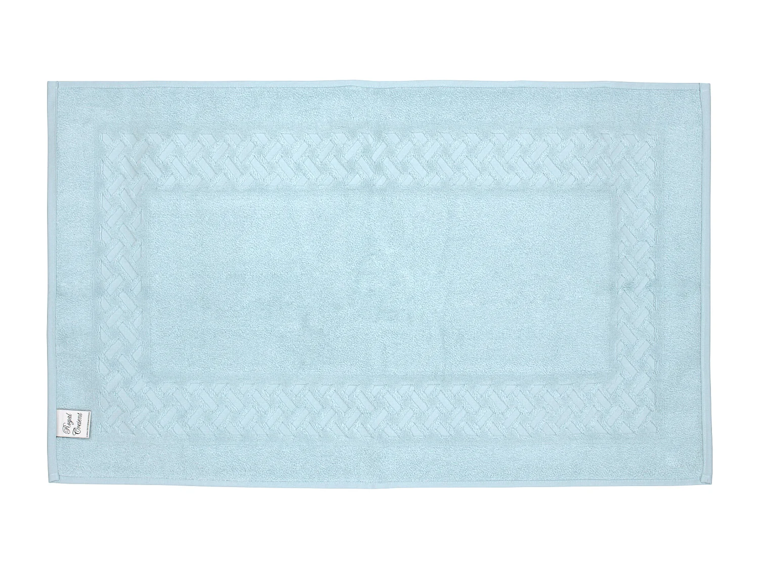 Tapis de bain 50x80 cm ROYAL CRESENT Bleu Pâle 850 g/m2