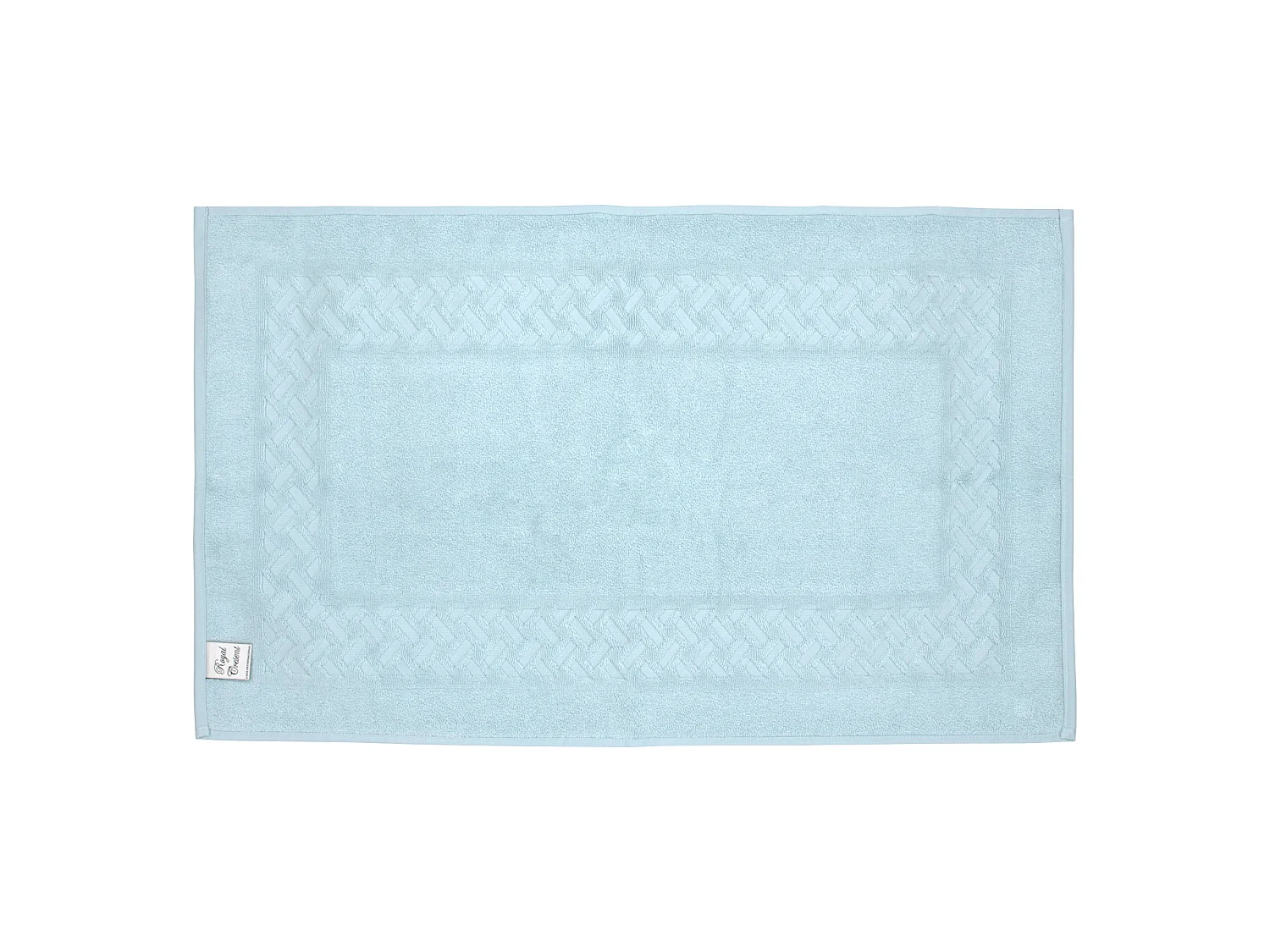 Tapis de bain 50x80 cm ROYAL CRESENT Bleu Pâle 850 g/m2
