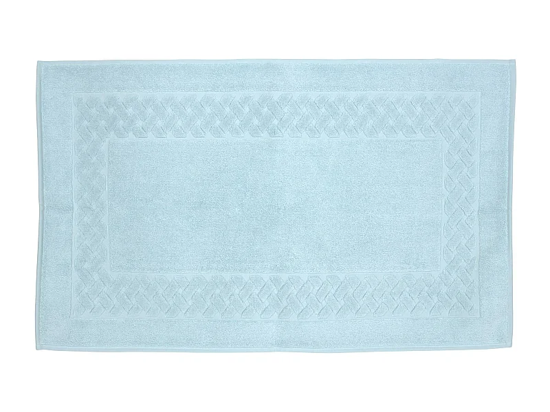 Tapis de bain 50x80 cm ROYAL CRESENT Bleu Pâle 850 g/m2