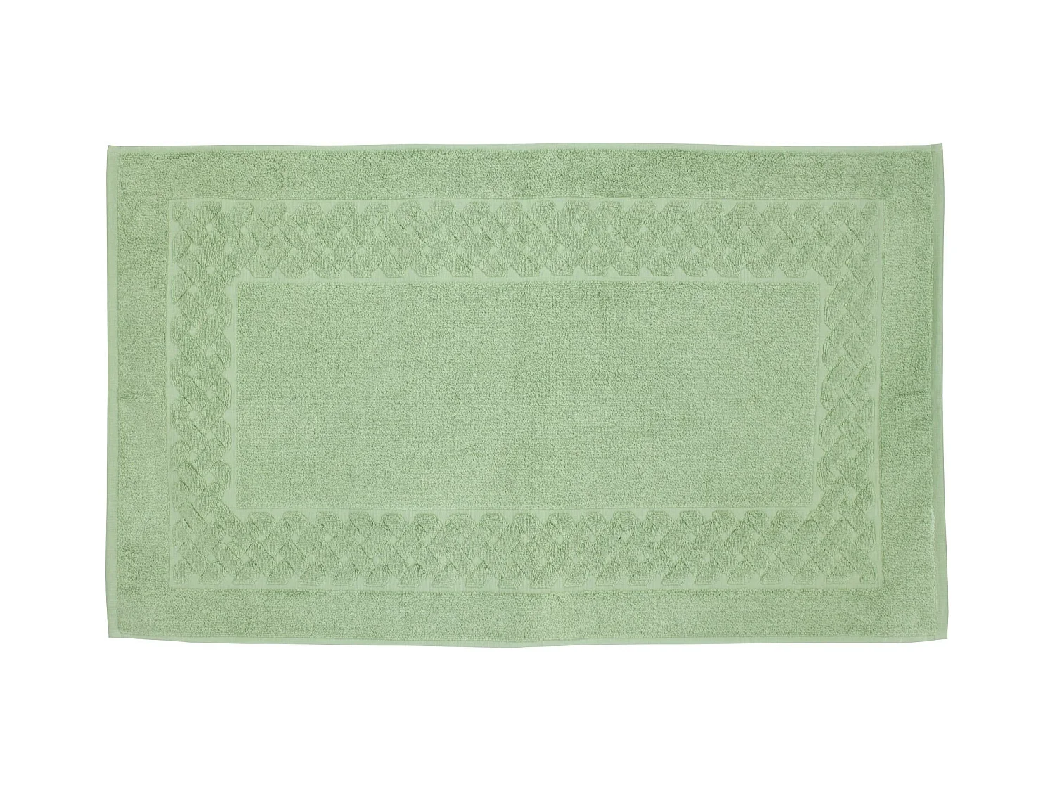 Tapis de bain 50x80 cm ROYAL CRESENT Vert Céladon 850 g/m2