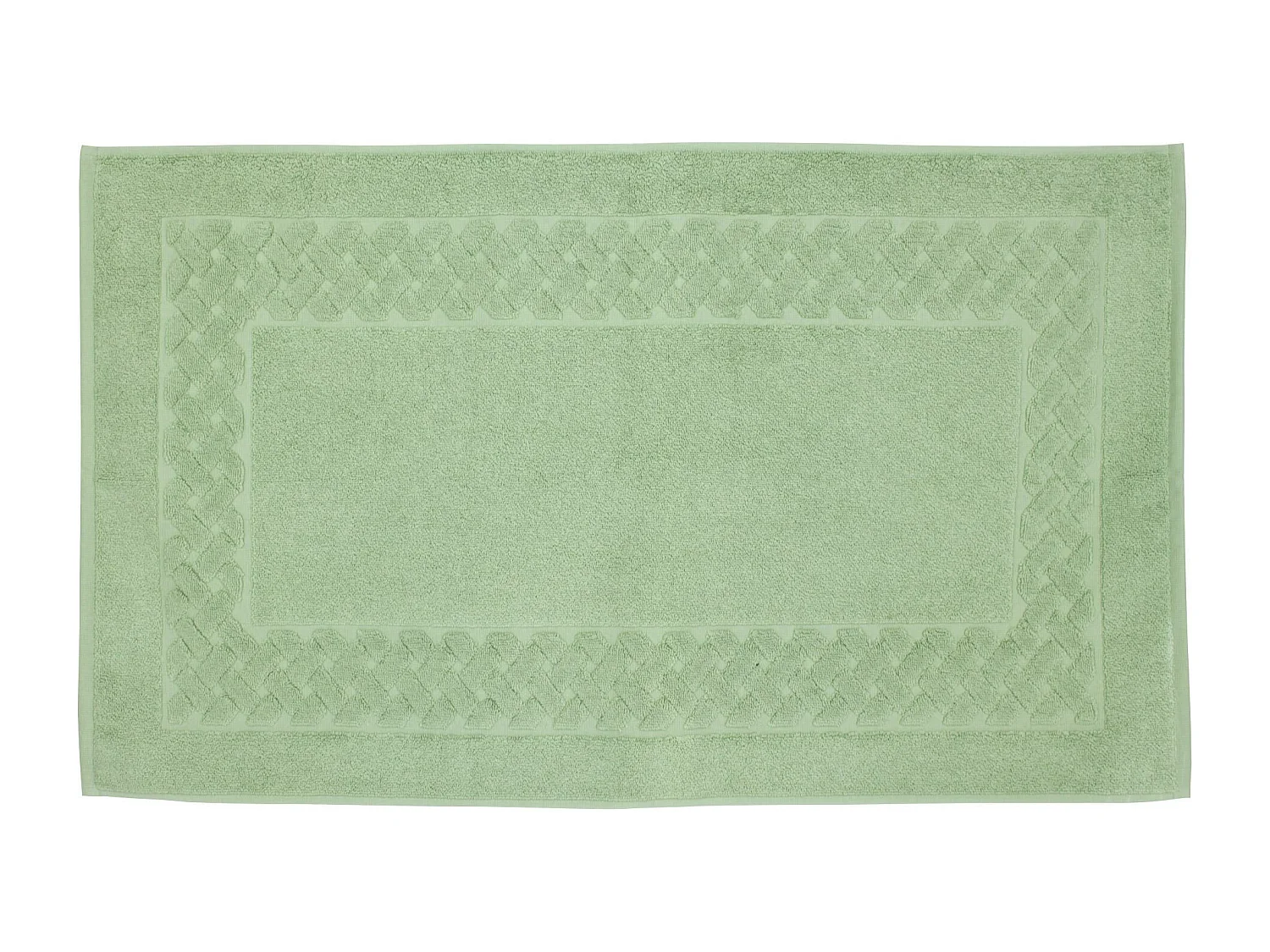Tapis de bain 50x80 cm ROYAL CRESENT Vert Céladon 850 g/m2
