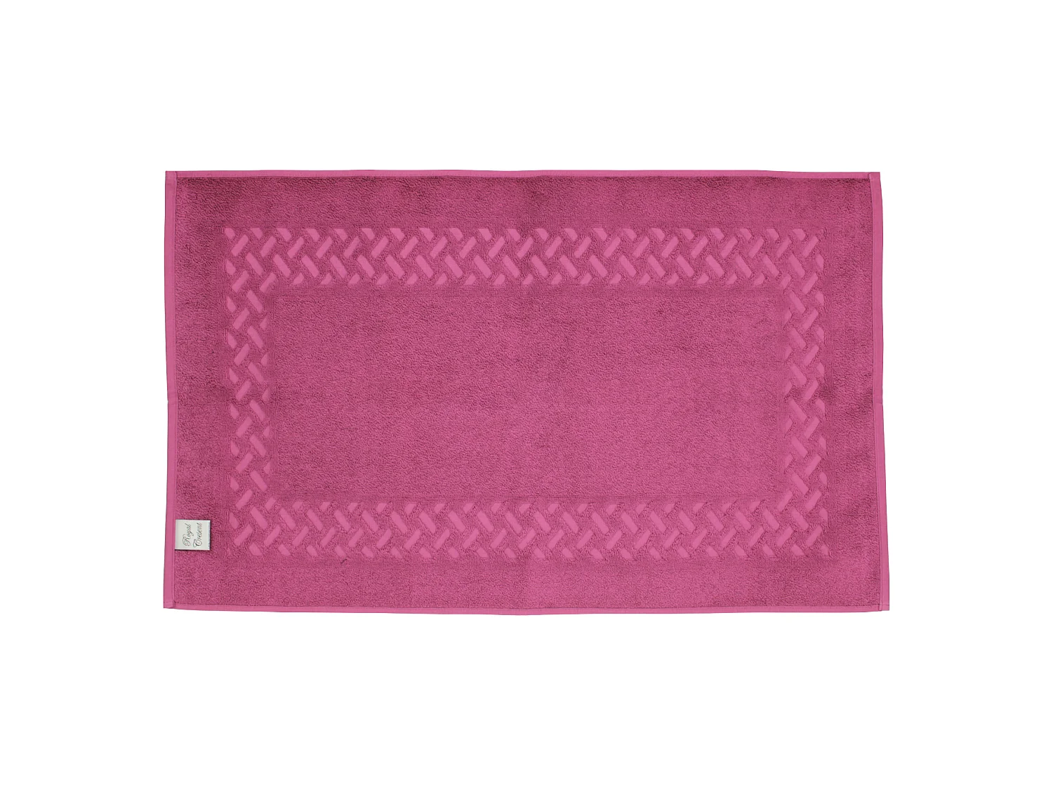 Tapis de bain 50x80 cm ROYAL CRESENT Rose Vin 850 g/m2