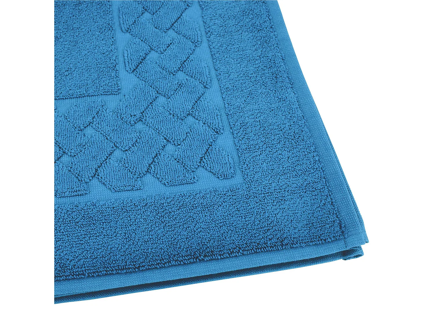 Tapis de bain 50x80 cm ROYAL CRESENT Bleu Céleste 850 g/m2