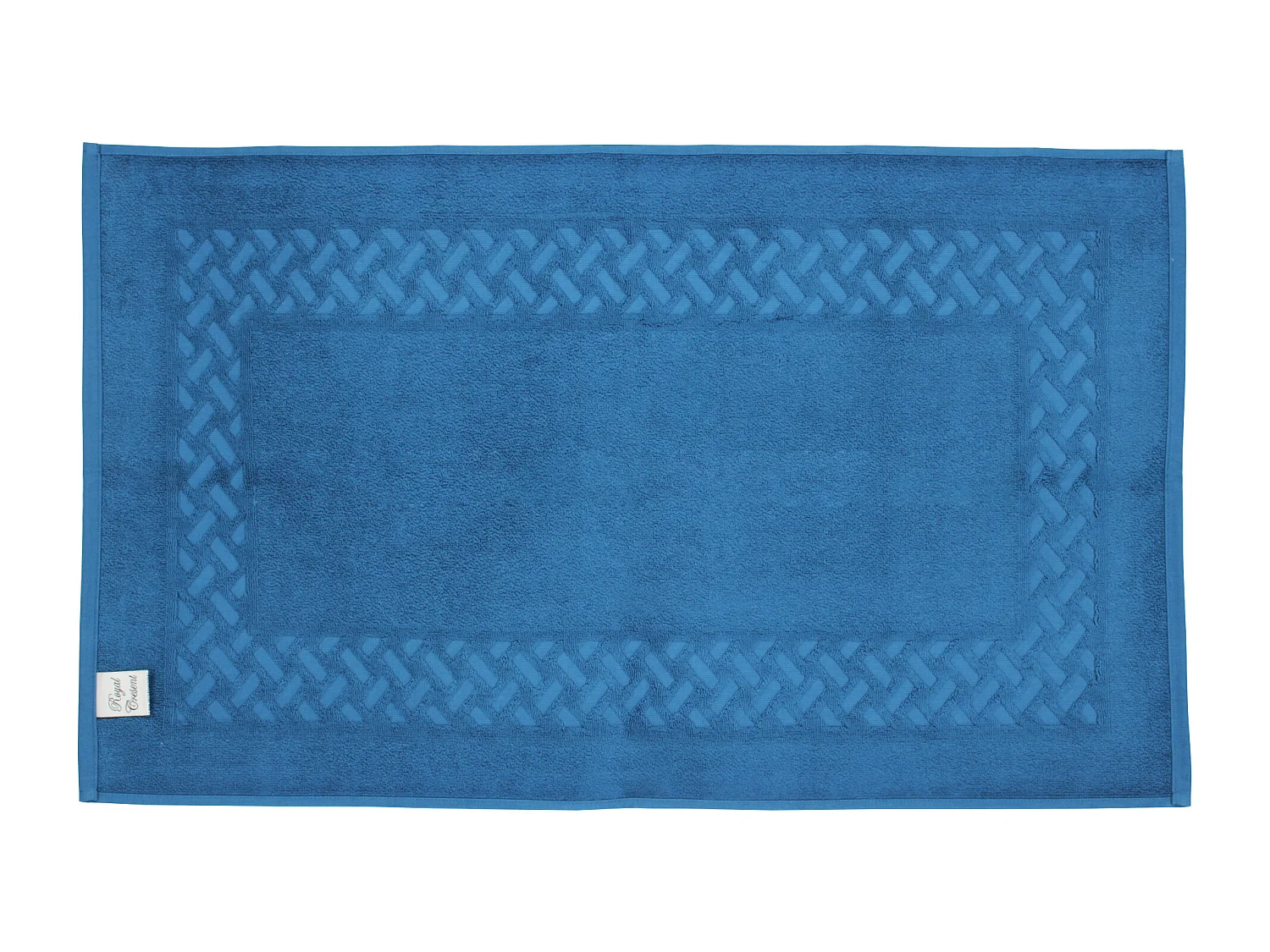 Tapis de bain 50x80 cm ROYAL CRESENT Bleu Céleste 850 g/m2