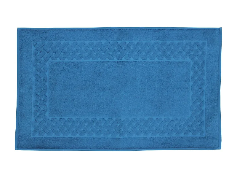 Tapis de bain 50x80 cm ROYAL CRESENT Bleu Céleste 850 g/m2