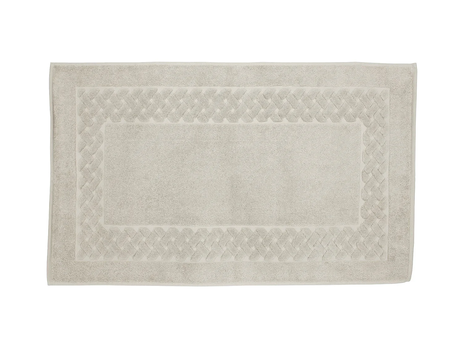 Tapis de bain 50x80 cm ROYAL CRESENT Gris Craie 850 g/m2