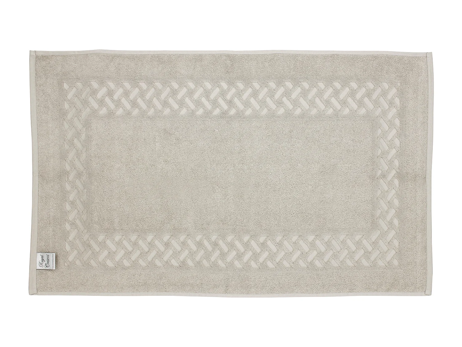 Tapis de bain 50x80 cm ROYAL CRESENT Gris Craie 850 g/m2
