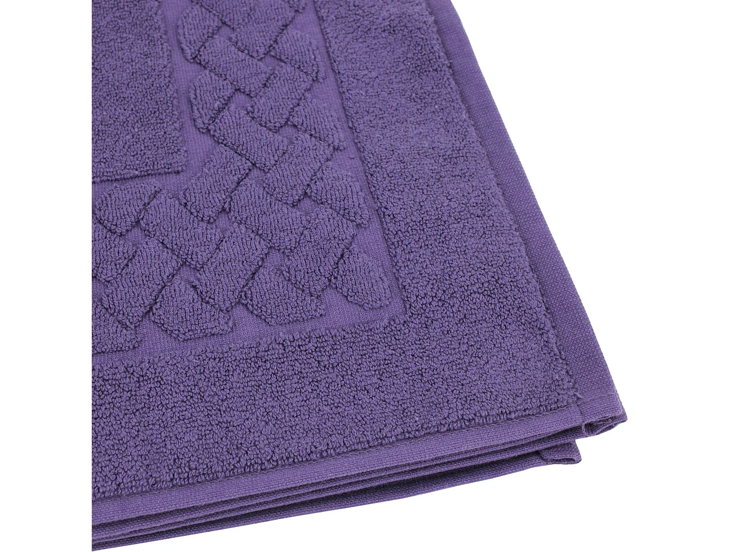 Tapis de bain 50x80 cm ROYAL CRESENT Prune 850 g/m2