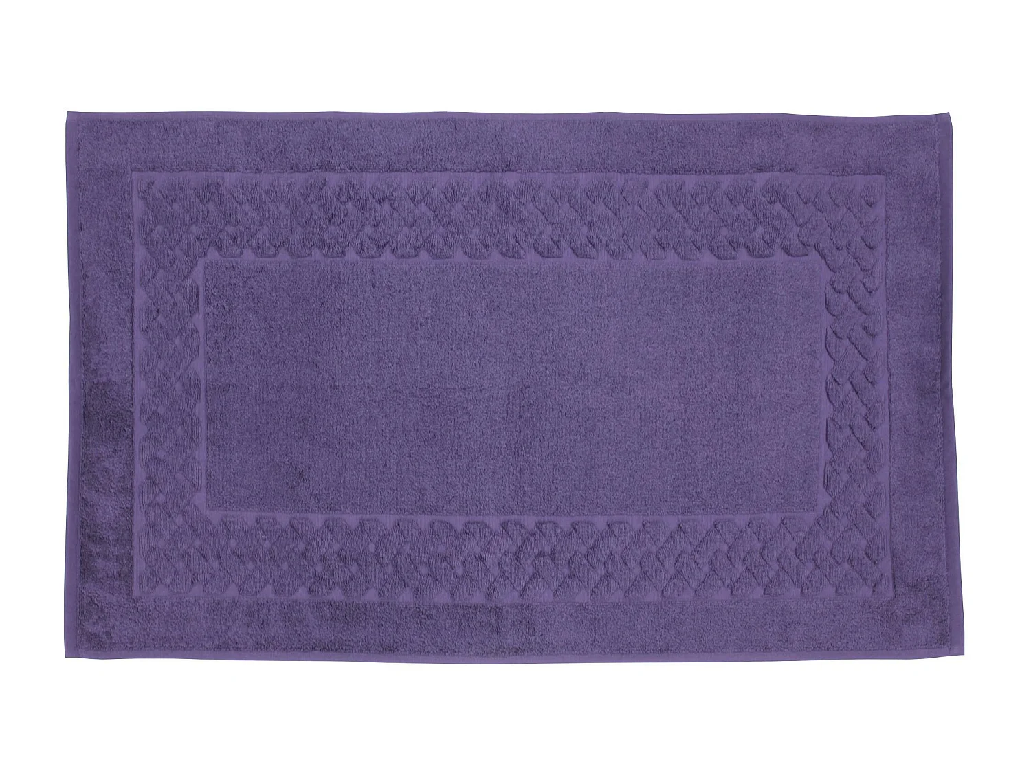 Tapis de bain 50x80 cm ROYAL CRESENT Prune 850 g/m2