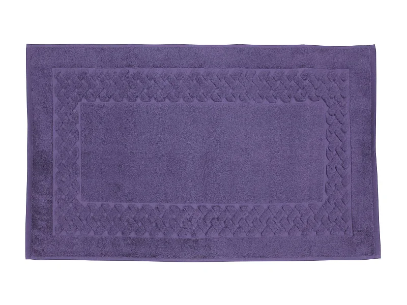 Tapis de bain 50x80 cm ROYAL CRESENT Prune 850 g/m2