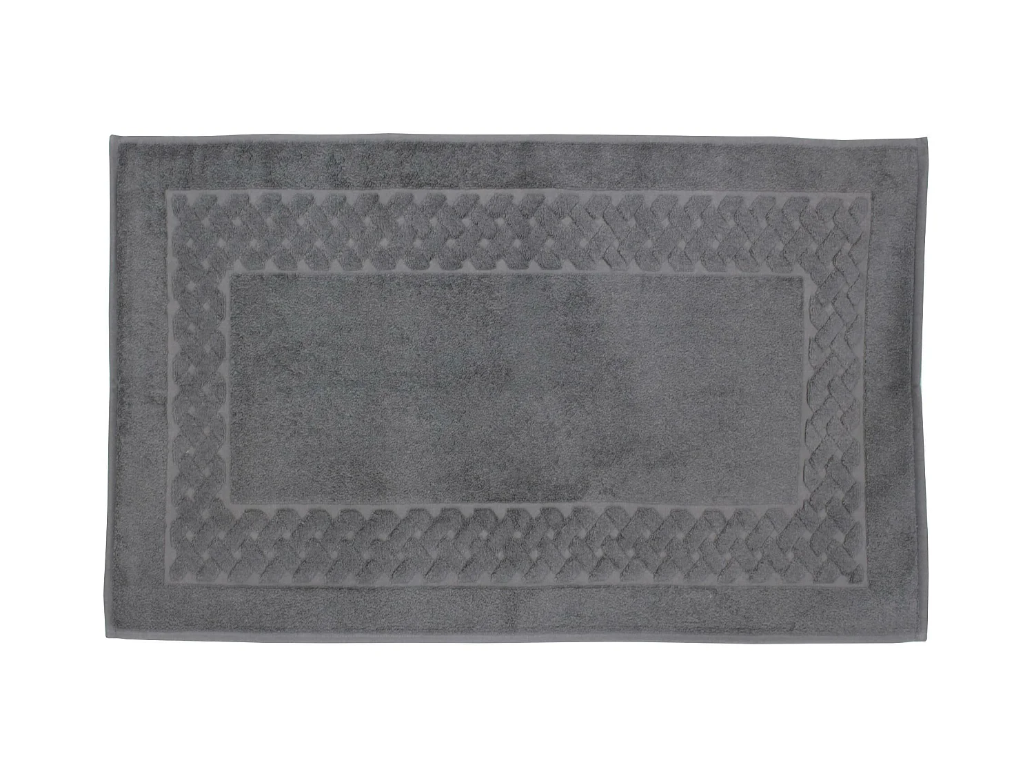 Tapis de bain 50x80 cm ROYAL CRESENT Gris Acier 850 g/m2