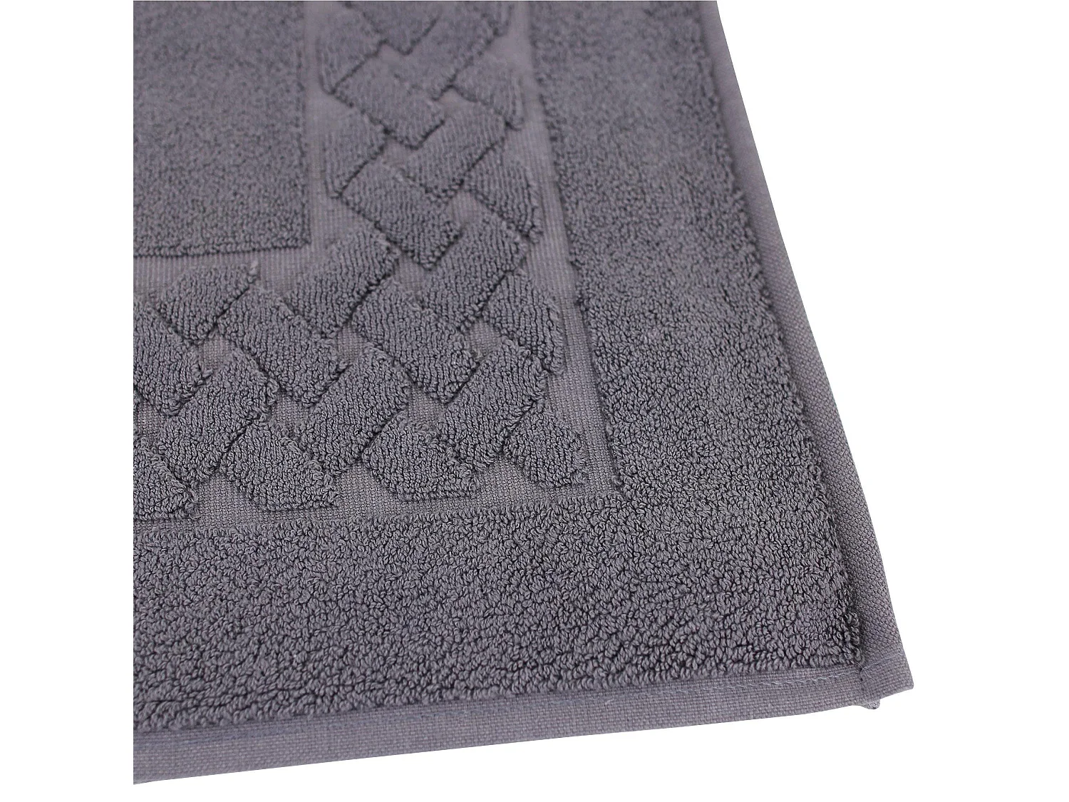 Tapis de bain 50x80 cm ROYAL CRESENT Gris Acier 850 g/m2