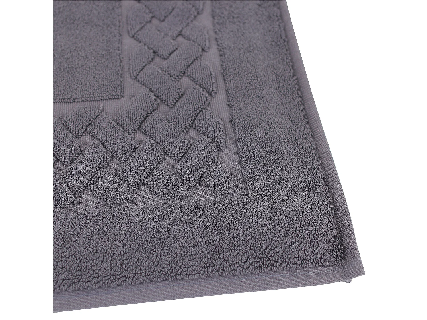 Tapis de bain 50x80 cm ROYAL CRESENT Gris Acier 850 g/m2