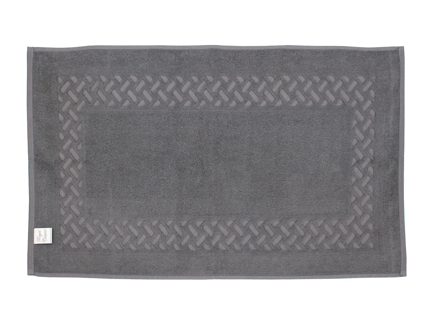 Tapis de bain 50x80 cm ROYAL CRESENT Gris Acier 850 g/m2