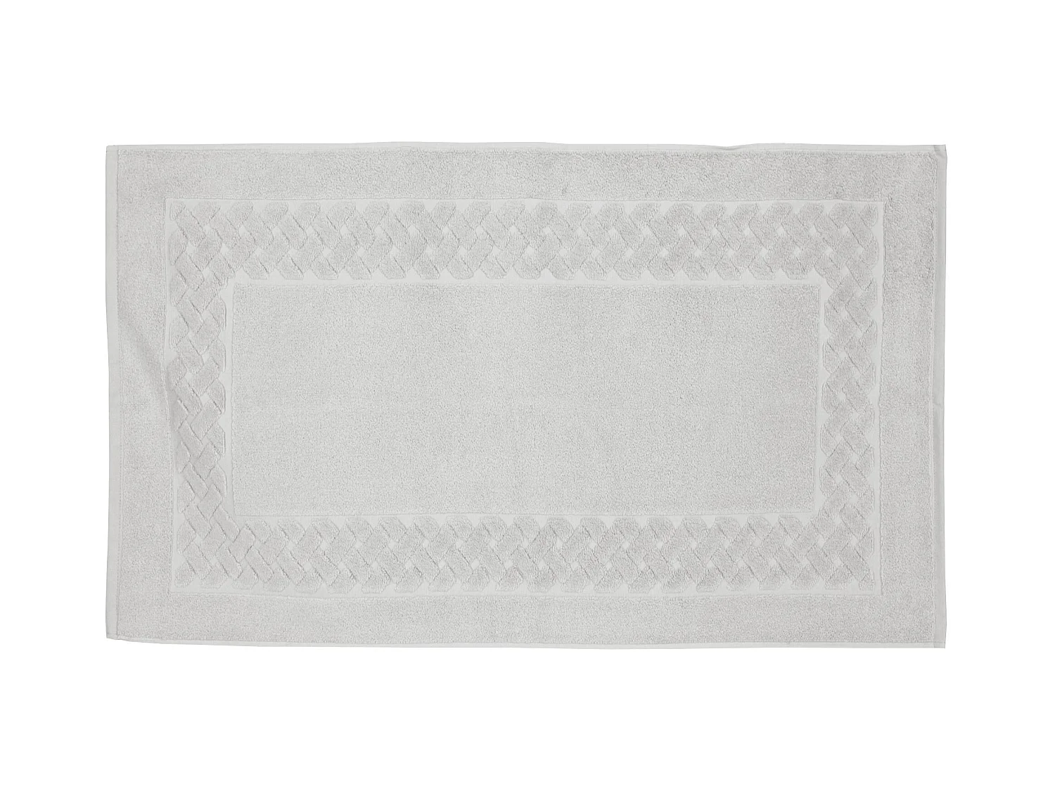 Tapis de bain 50x80 cm ROYAL CRESENT Gris Platine 850 g/m2