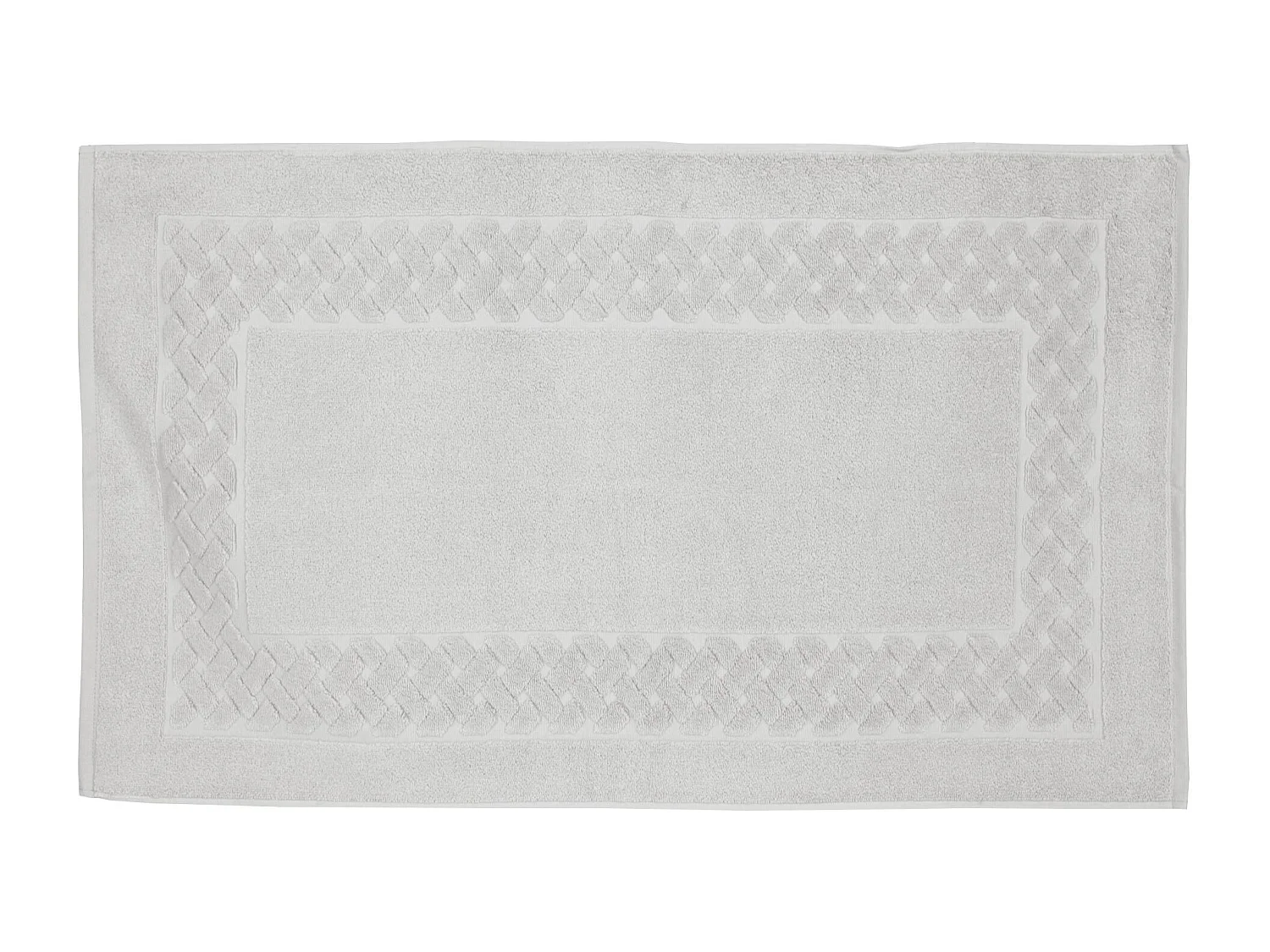 Tapis de bain 50x80 cm ROYAL CRESENT Gris Platine 850 g/m2