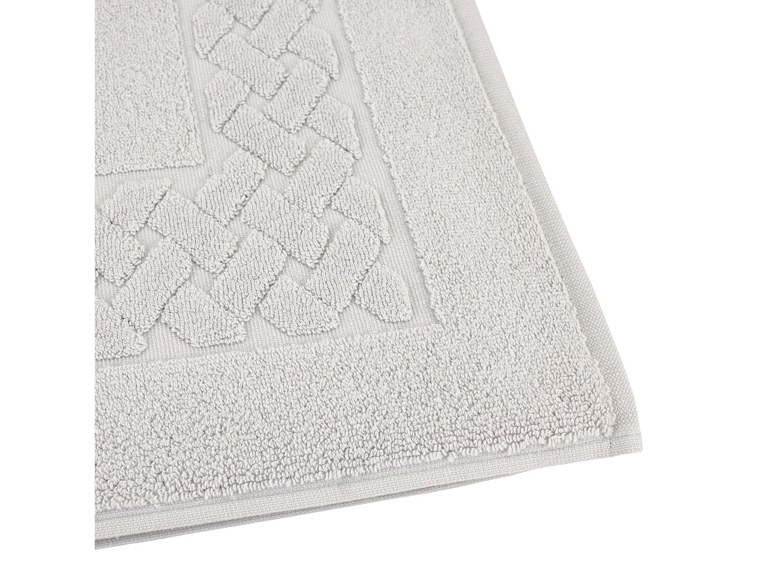 Tapis de bain 50x80 cm ROYAL CRESENT Gris Platine 850 g/m2