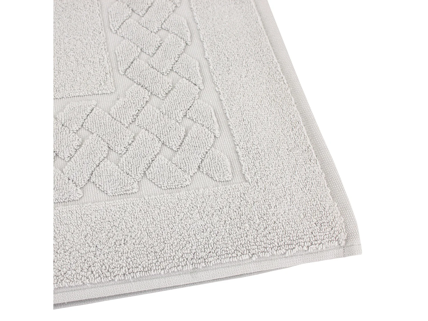 Tapis de bain 50x80 cm ROYAL CRESENT Gris Platine 850 g/m2