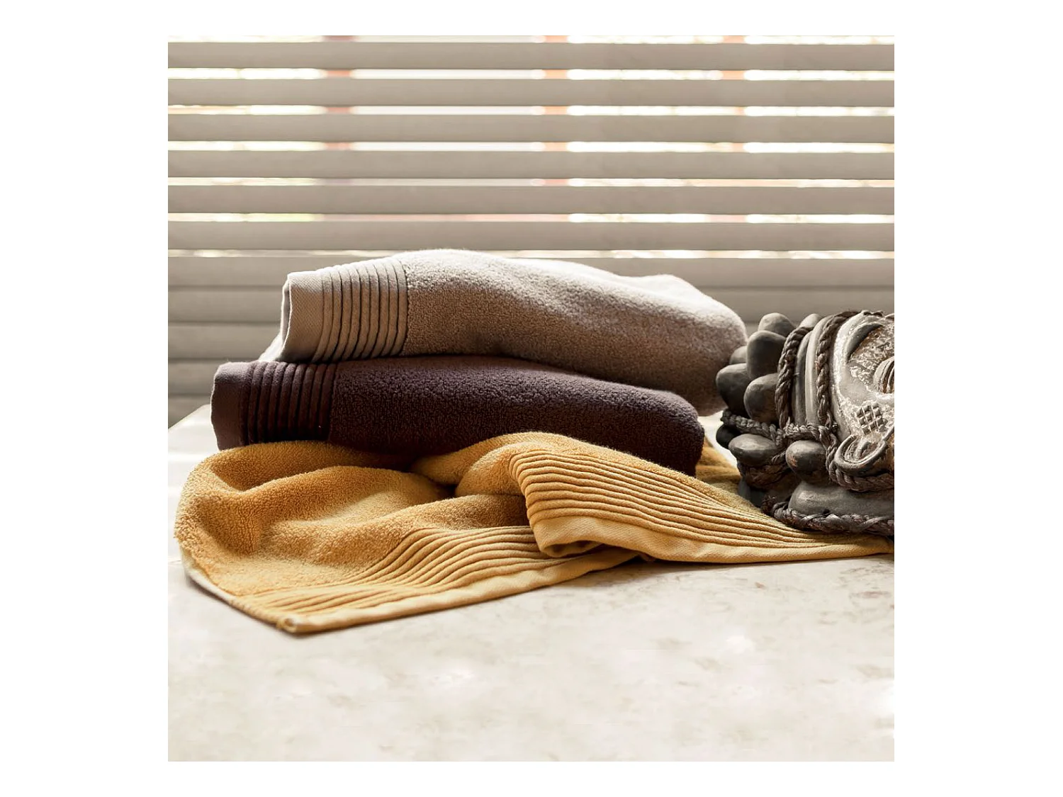 Drap de douche 70x140 cm JULIET Prune 520 g/m2