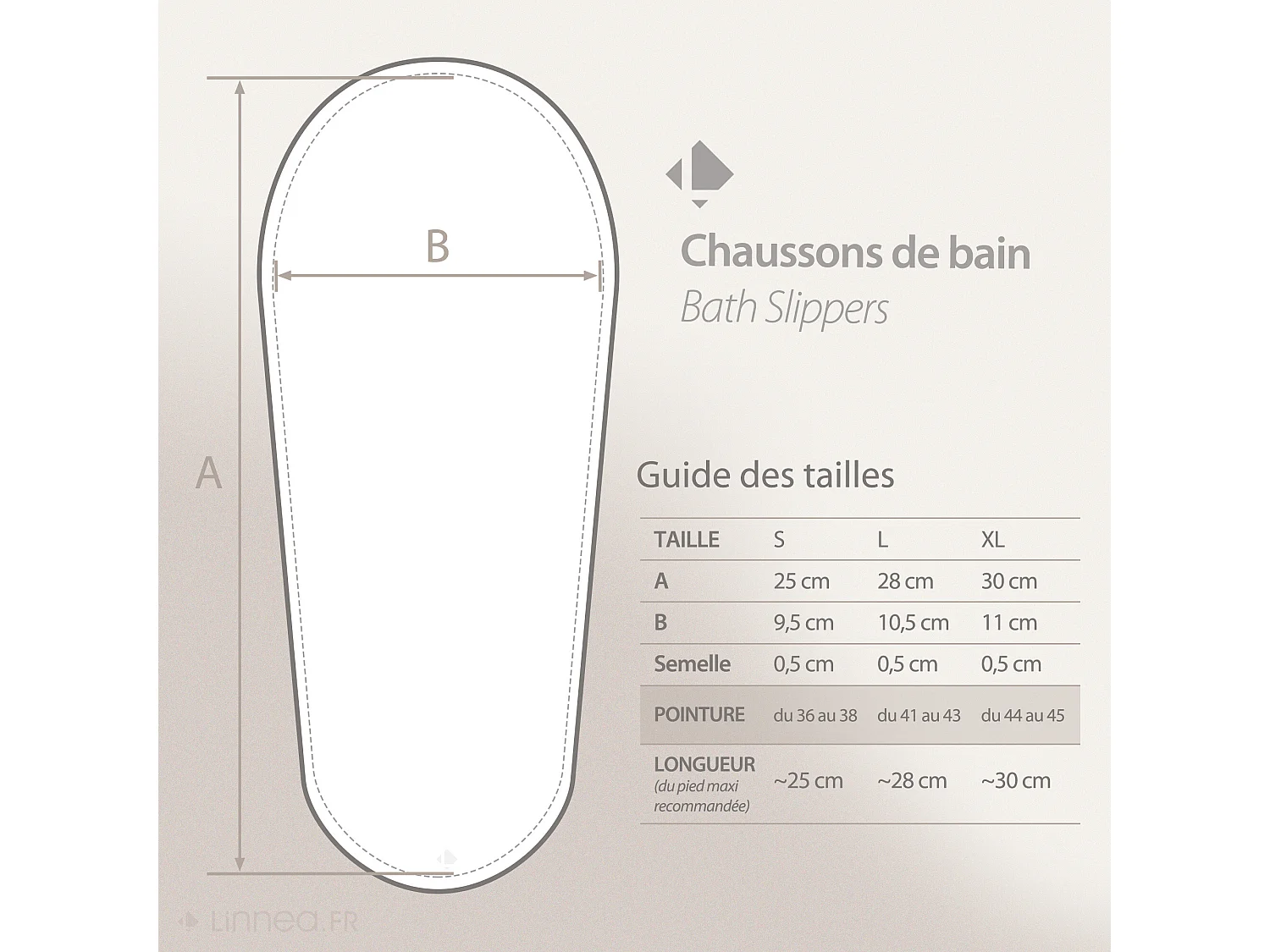 Chaussons de bain PURE Vert Oxido taille Large L du 41 au 43