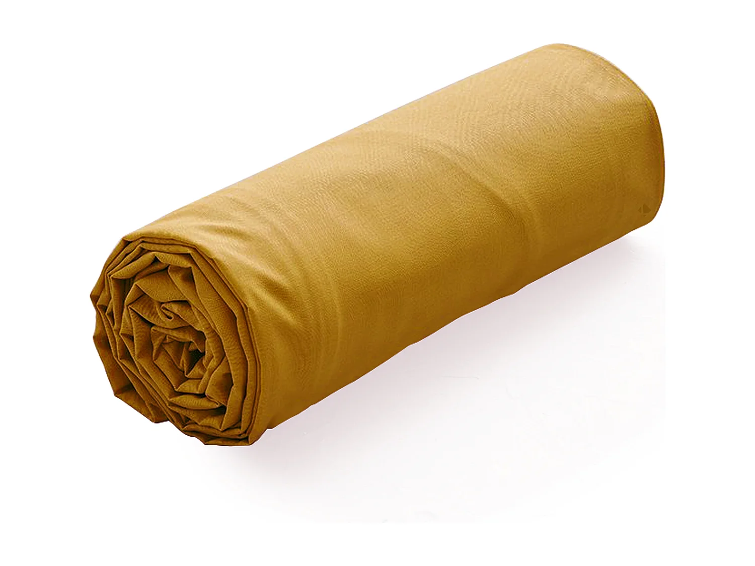 Drap housse relaxation uni 2x70x220 cm coton ALTO jaune bourdon TR Tête relevable uniquement