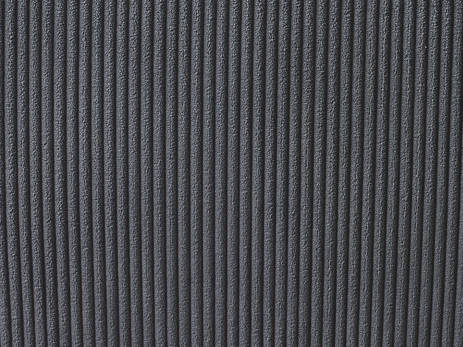 Sofá de 3 plazas de pana gris oscuro ADRANI