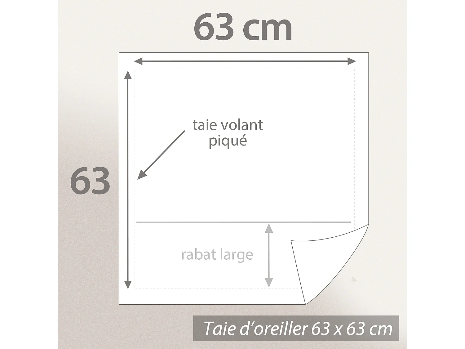 Parure de lit 260x240 cm coton VOLEA rose