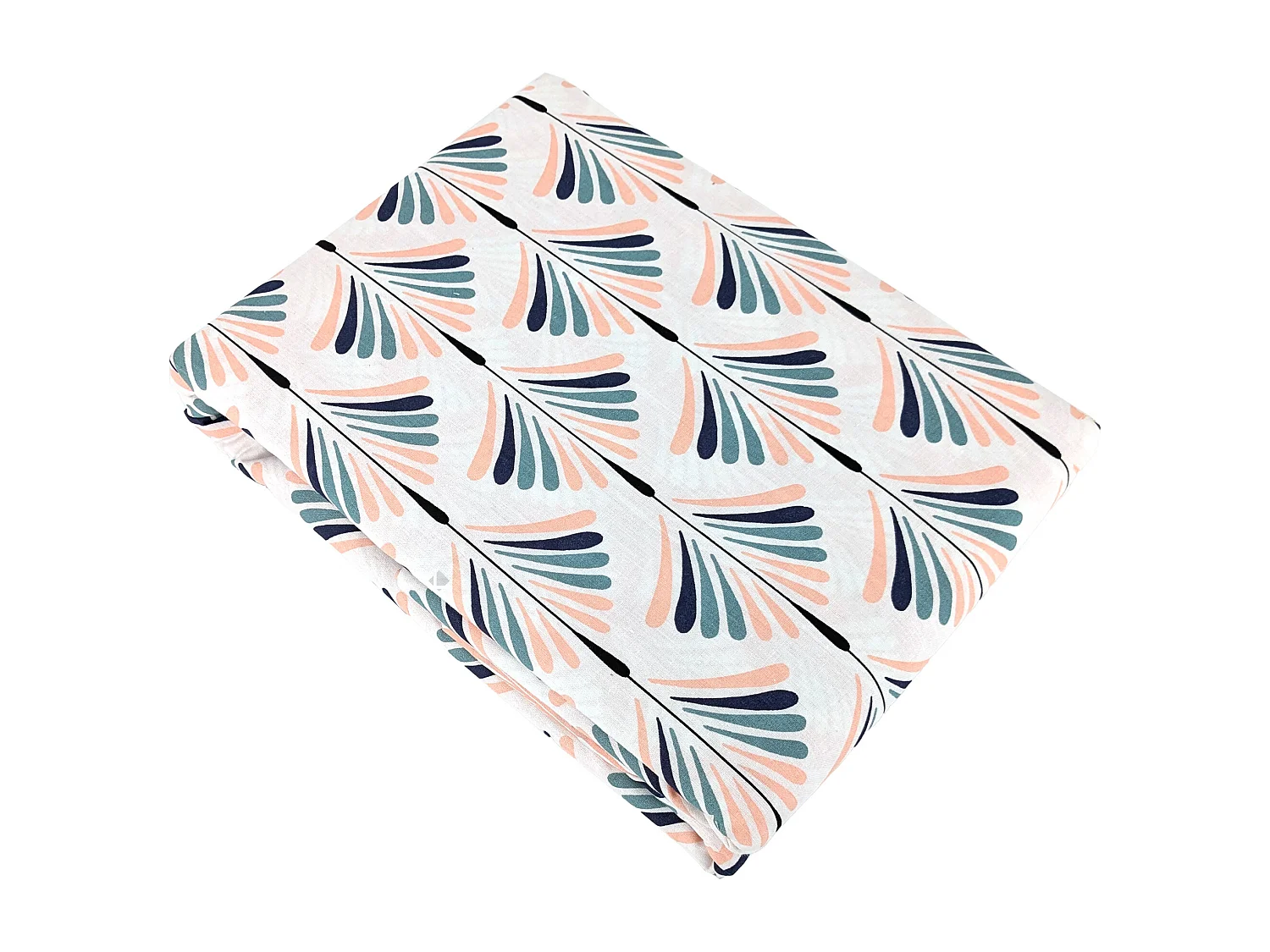 Parure de lit 260x240 cm coton VOLEA rose