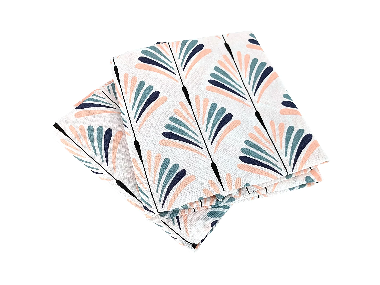 Parure de lit 260x240 cm coton VOLEA rose