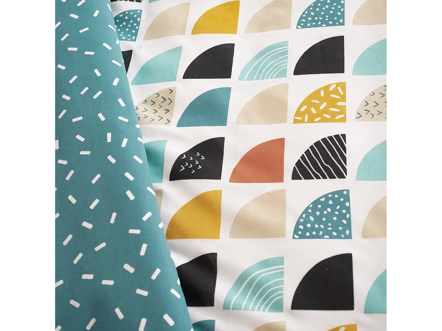 Parure de lit 200x200 cm mixte BLUE bleu