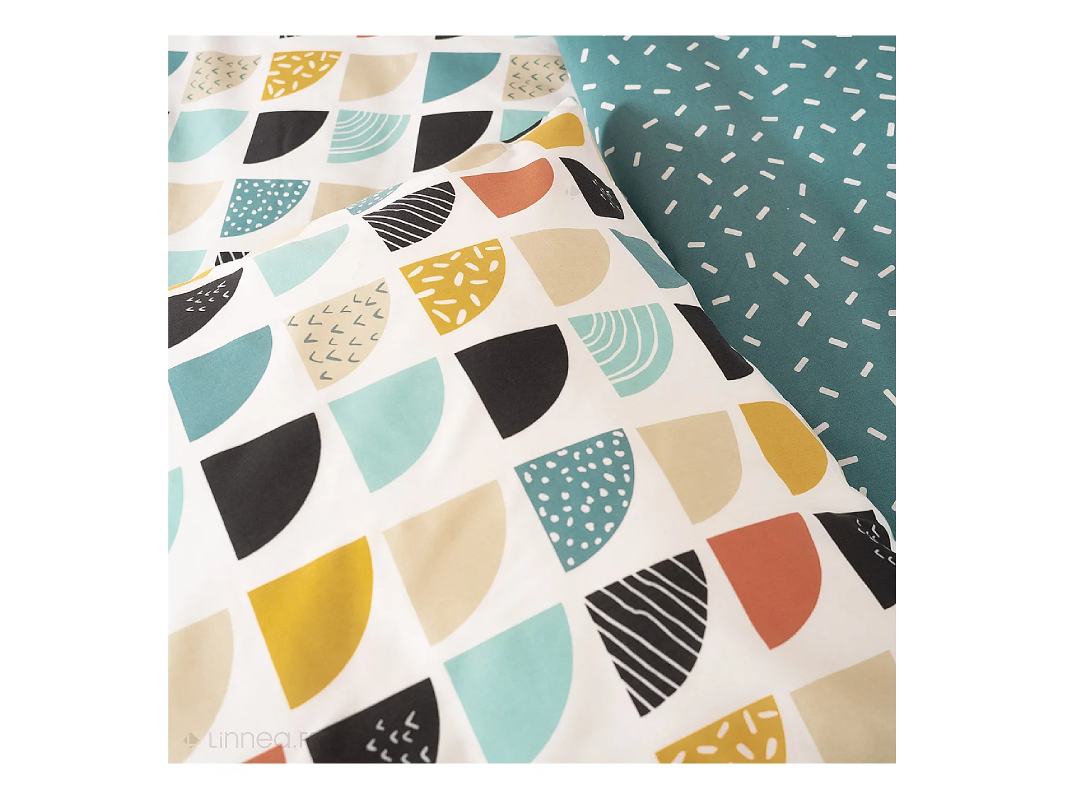 Parure de lit 240x220 cm mixte BLUE bleu