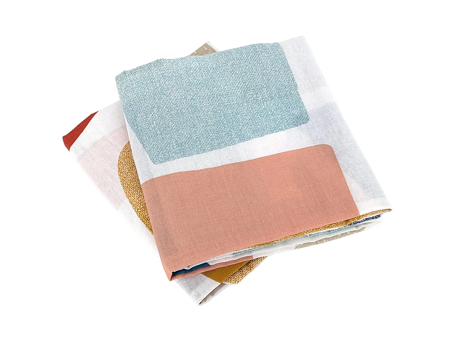 Parure de lit 200x200 cm mixte COLORS bleu