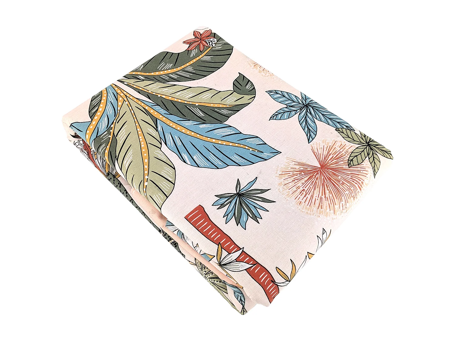 Parure de lit 240x220 cm coton MENTISSA rose