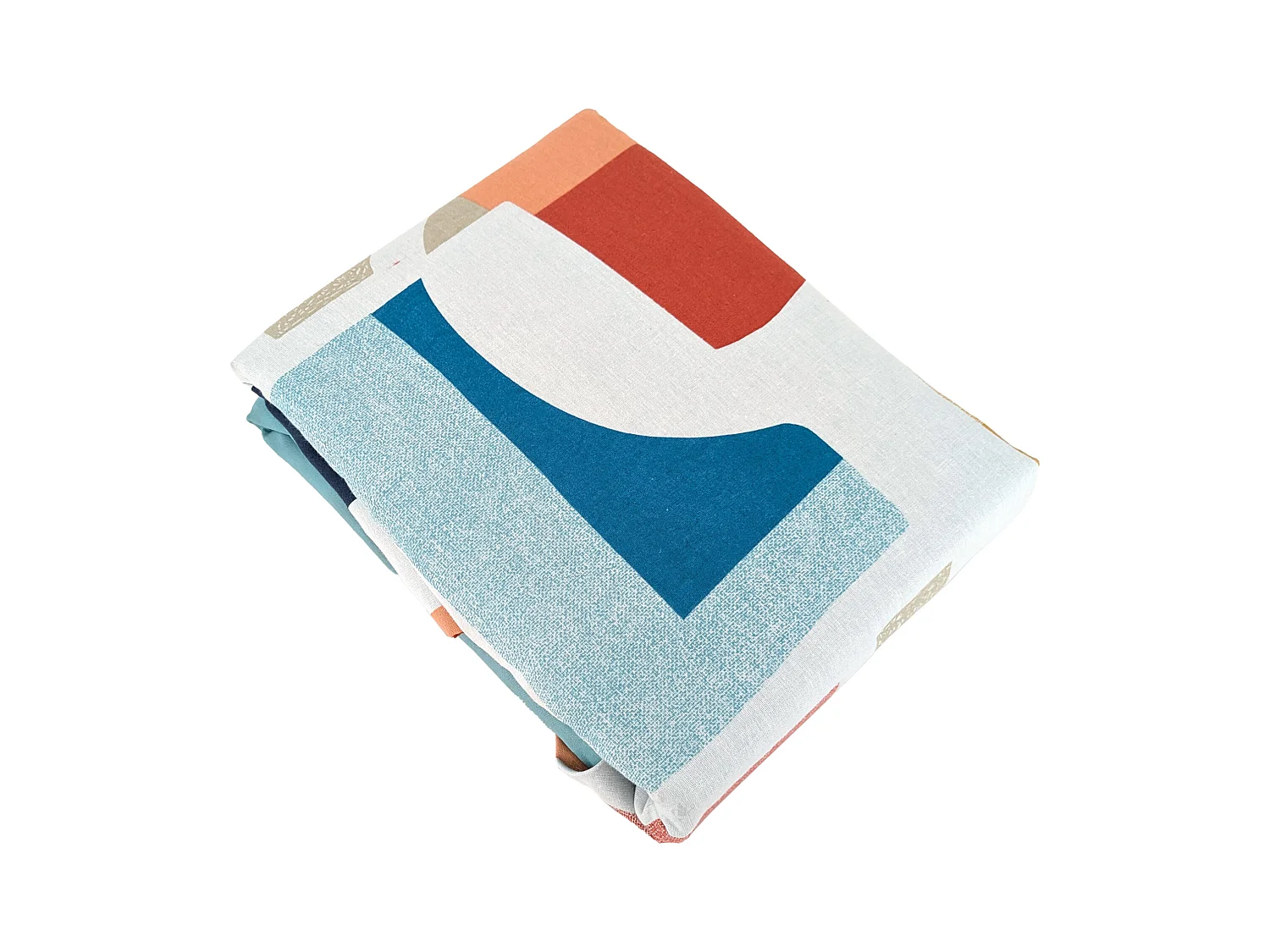 Parure de lit 140x200 cm mixte COLORS bleu