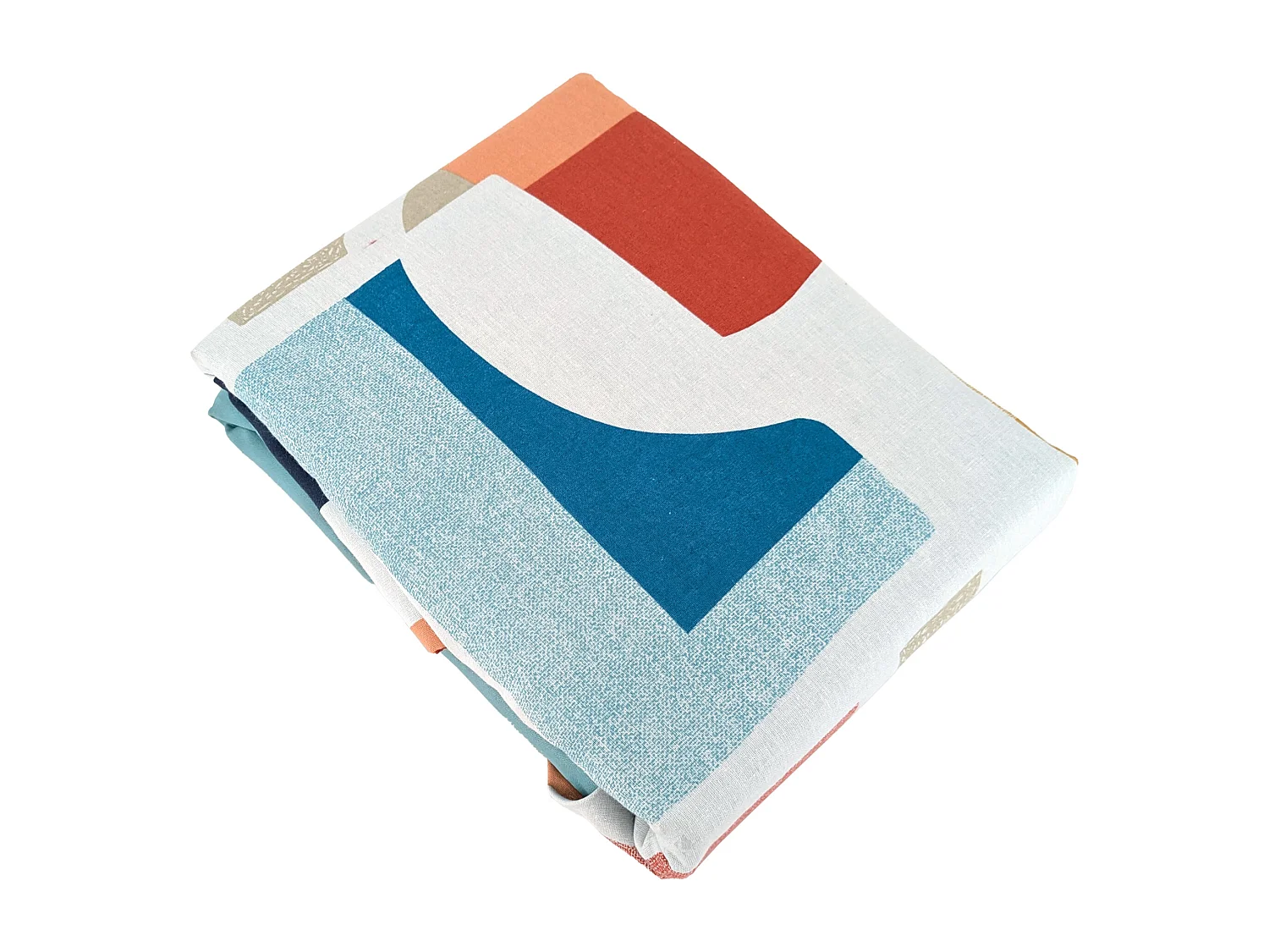 Parure de lit 140x200 cm mixte COLORS bleu