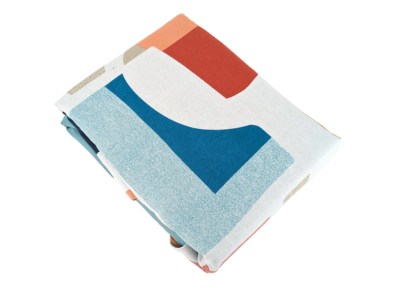 Parure de lit 140x200 cm mixte COLORS bleu