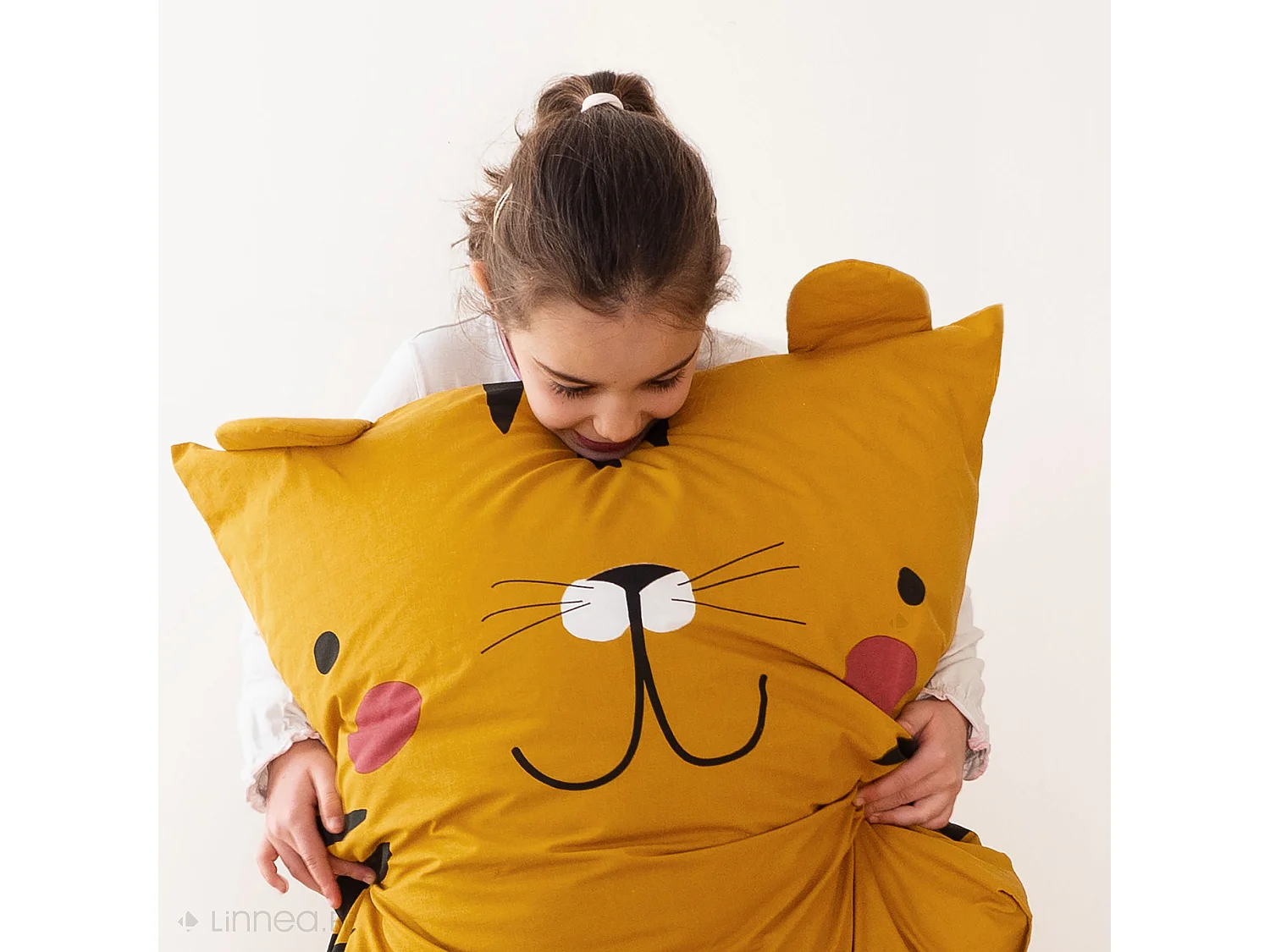 Parure de lit 140x200 cm coton TANZANIA vert