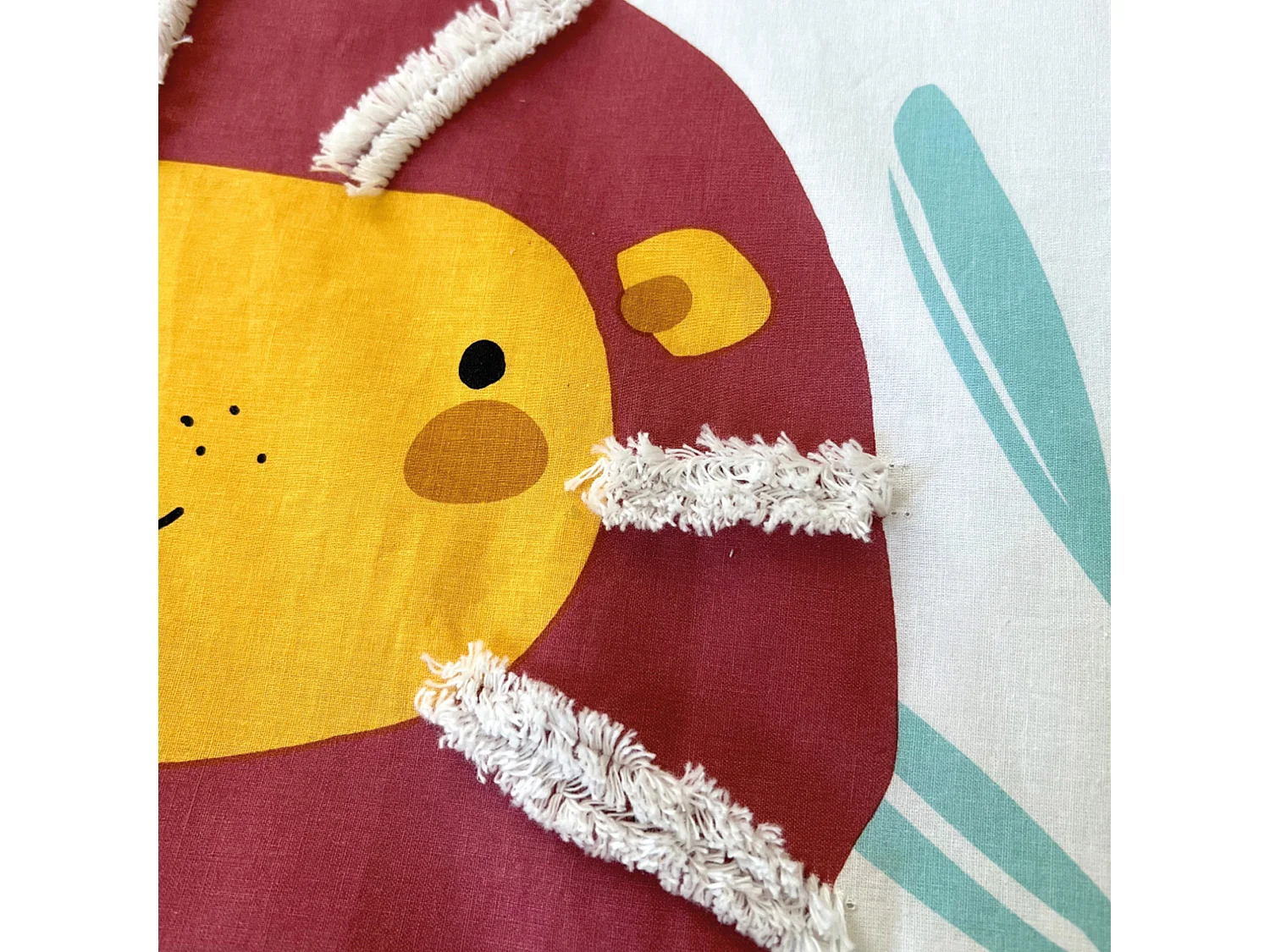 Parure de lit 140x200 cm coton TANZANIA vert